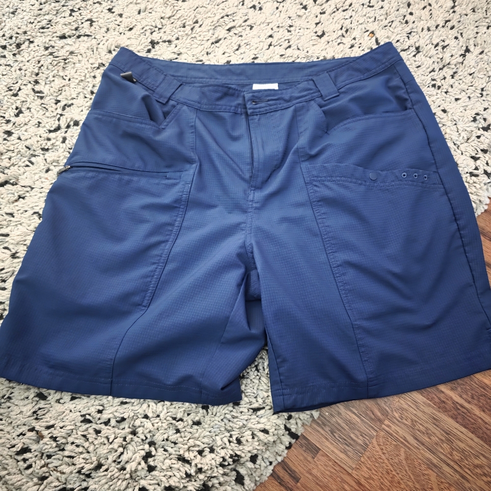 Men's Blue Columbia PFG Shorts Size 36